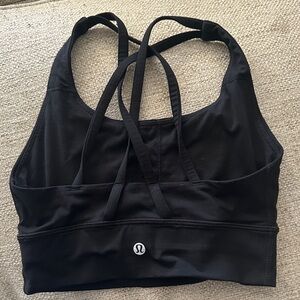 lululemon athletica Cross-Back Black Sports Bra